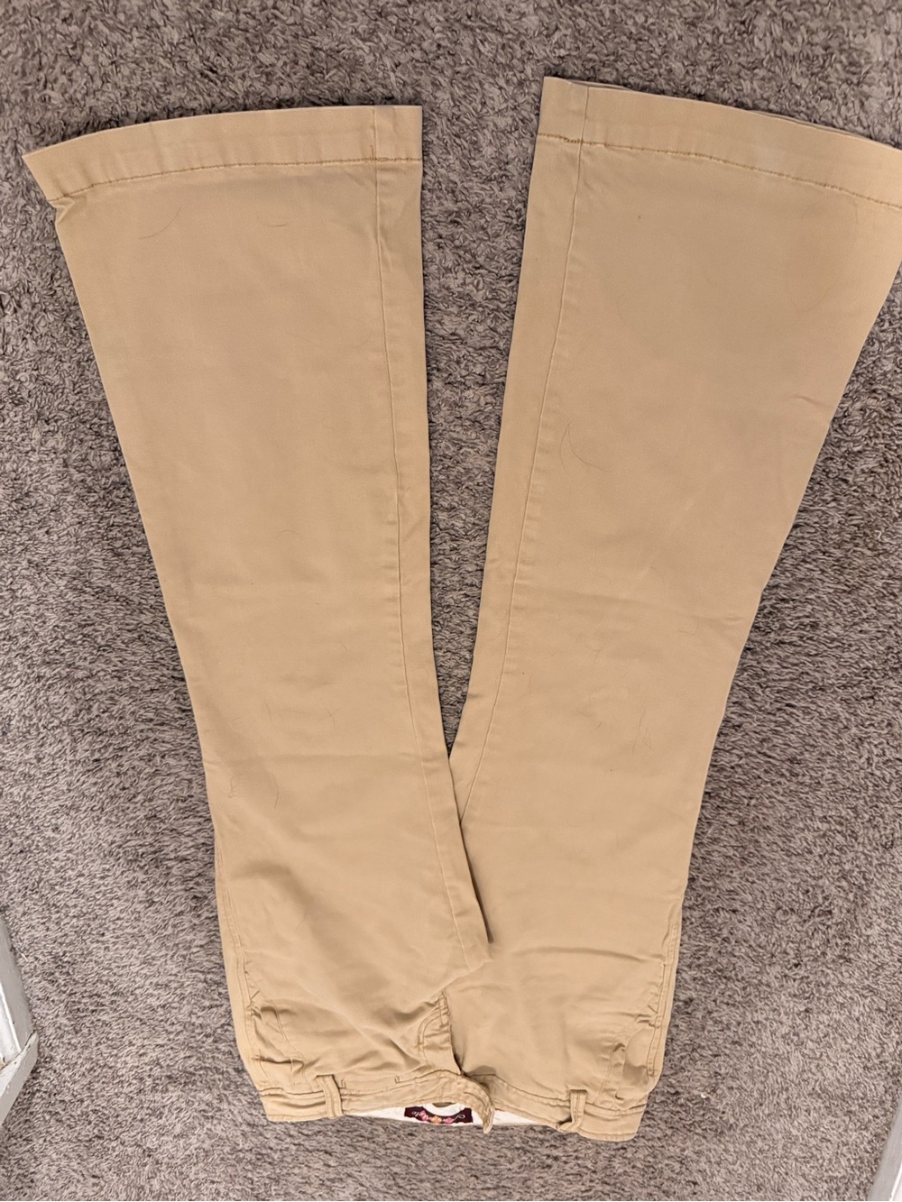 Aeropostale Tan Bootcut Flare Pants
